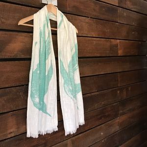ModCloth cotton scarf with birds